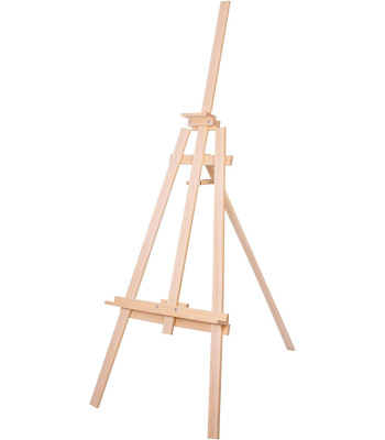 Trijkāja molberts, regulējams, dižskābardis, Springos ST01, 175 cm