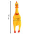 Gumijas rotaļlieta suņiem – čīkstošs cālis, Springos PA0272, 37 cm
