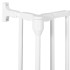 Aizsargbarjera ar spiediena stiprinājumu, 5 paneļi, balta, Springos SG0016, 318 cm