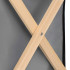 Veļas grozs ar trim auduma nodalījumiem, salokāms, melns, pelēks, ecru Springos LB0020 105 L
