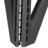 Daudzfunkcionāla salokāma taburete, pelēka — Springos HA7485, 23 cm