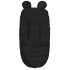4-in-1 ratu guļammaiss ar kažokādas apkakli, melns, Springos SB0046, 96 cm