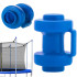 Batuta staba stiprinājums zilā krāsā Springos TPC-01 BLUE