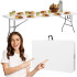 Saliekamais galds Springos GF0108, 180x74x74 cm