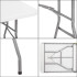 Saliekamais galds Springos GF0108, 180x74x74 cm