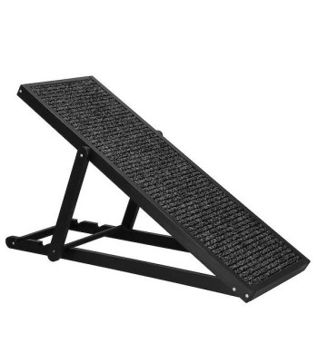 Rampa, platforma un kāpnes suņiem, melna, Springos DR001 BL