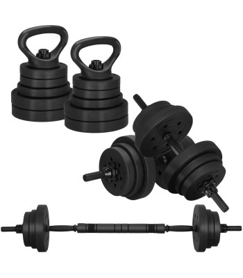 Bitumena kompozītmateriāla hanteles PRO 2x20kg