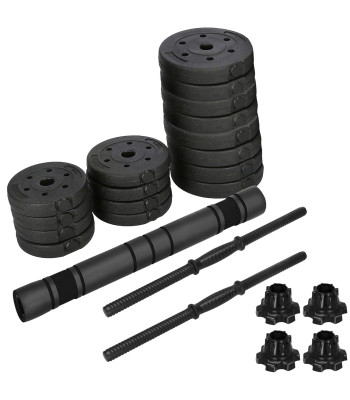 Kompozītmateriāla hanteles komplekts — 30 kg, 2x15 kg