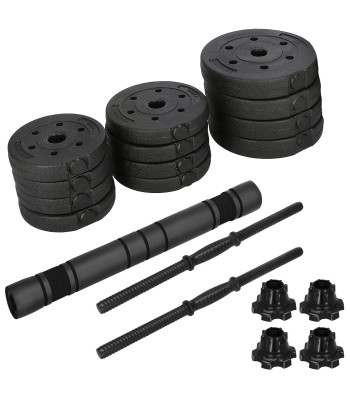 Kompozītmateriāla hanteles komplekts 2x10 KG FA1674
