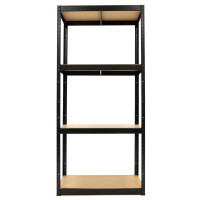 Cinkots metāla plaukts, 4 līmeņi, līdz 700 kg, Springos® HA5283, 174 x 80 x 40 cm