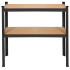 Cinkots metāla plaukts, 4 līmeņi, līdz 700 kg, Springos® HA5283, 174 x 80 x 40 cm