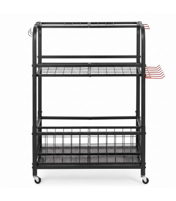 Mobilie instrumentu ratiņi-organizators, melni, līdz 80 kg, Springos® GA0267, 96 x 66 x 40 cm
