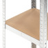 Cinkots metāla plaukts, 5 līmeņi, līdz 500 kg, HA5281, 180x40x40 cm