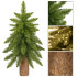 Mini mākslīgā Ziemassvētku egle uz stumbra Springos CT0140 90 cm