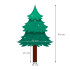Mini mākslīgā Ziemassvētku egle uz stumbra Springos CT0140 90 cm