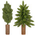 Mini mākslīgā Ziemassvētku egle uz stumbra Springos CT0140 90 cm