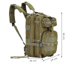 Zaļa mugursoma, CS0066, 38 l