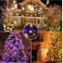 Ziemassvētku gaismas 500 LED egļu dekoratīvās IP44 ārējās 32M RGB