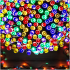 Ziemassvētku gaismas 500 LED egļu dekoratīvās IP44 ārējās 32M RGB