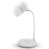 3in1 LED galda lampa ar bezvadu QI lādētāju un Bluetooth skaļruni