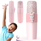 Bērnu bezvadu karaoke mikrofons Bluetooth ar skaļruni USB