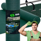 Žoga pārsegs - tīkls no saules un vēja 95%, 1,5x25 m, 180 g/m², zaļš