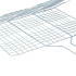 Metāla grila režģis 34x58 cm