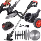 Bezvadu zāles pļāvējs ar akumulatoru