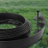 Elastīgas zāliena apmales 60 mm ar 30 enkurus - 20 metrus melnā krāsā