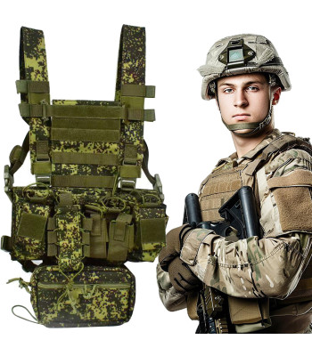 Taktiskā militārā aizsargveste MOLLE Airsoft ASG