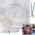 Gleznošana pēc numuriem ar rāmi 30x30 cm bērniem