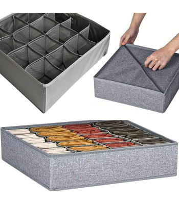 Apģērbu organizators ar 16 nodalījumiem