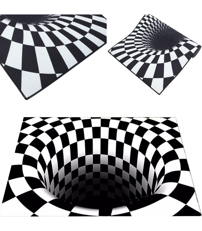 Durvju paklājiņš ar 3D optisko ilūziju 50 × 80 cm
