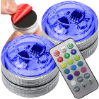 Bezvadu RGB LED lampa ar tālvadības pulti