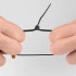 Stipras saspraudzes melnas 3,6x200mm 100 gab.