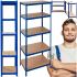 Metāla noliktavas plaukts 180x90x40