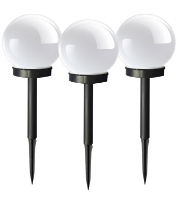 Saules dārza lampa LED bumba dekoratīva