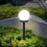 Saules dārza lampa LED bumba dekoratīva