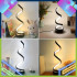 LED spirālveida nakts lampa galda lampa dekoratīvais apgaismojums guļamistabai