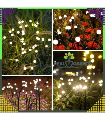 LED āra apgaismojums, kas šūpojas vējā ar saules bateriju, 2 gab., ĪSTS DĀRZS