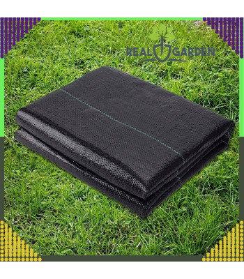 Nezāļu apkarošanas plēve, 5 m x 5 m, 90 g/m², melna