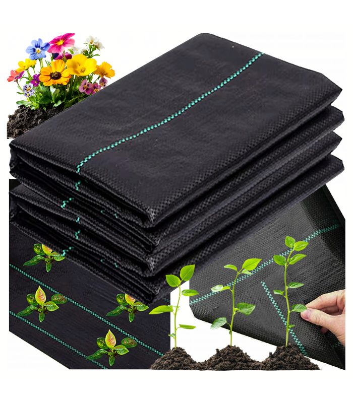 Nezāļu apkarošanas plēve, 3,2 m x 10 m, 140 g/m², melna