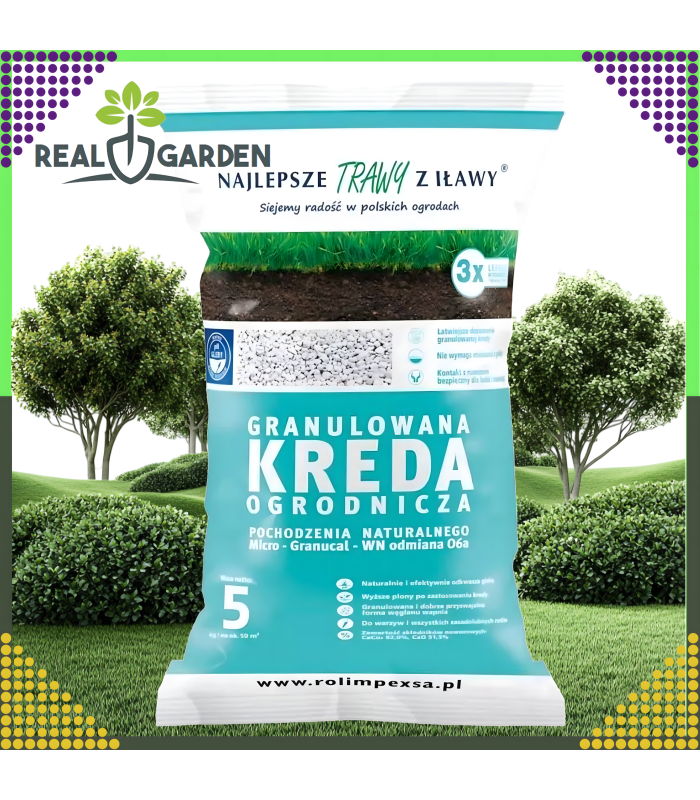 Granulēts kaļķa mēslojums augsnes skābuma samazināšanai, 20 kg, Rolimpex