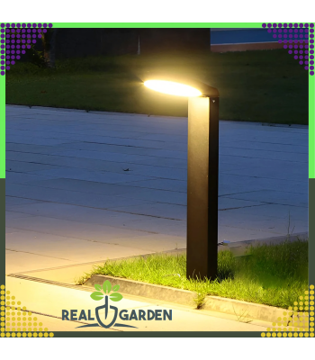 Moderna apaļa āra dārza LED stāvlampa — 18W, 60cm