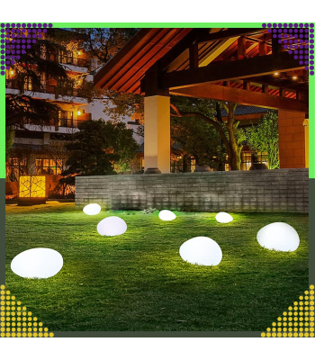 Saules LED lampa Akmens Dārza Terasei Āra 14cm Eleganta