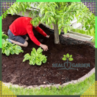 Dārza audums 90G 1,6x50m Melns UV Audekls Pret nezālēm