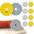 10x Dimanta Pulēšanas Disks 80mm Flīžu Slīpēšanai