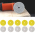 10x Dimanta Pulēšanas Disks 80mm Flīžu Slīpēšanai