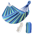 Divvietīgs Dārza Šūpuļtīkls XXL 250x150 Stiprināts 280 kg Soma