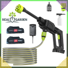 Bezvadu akumulatora augstspiediena mazgātājs 2 x Aku 21V 30 Bar 300W